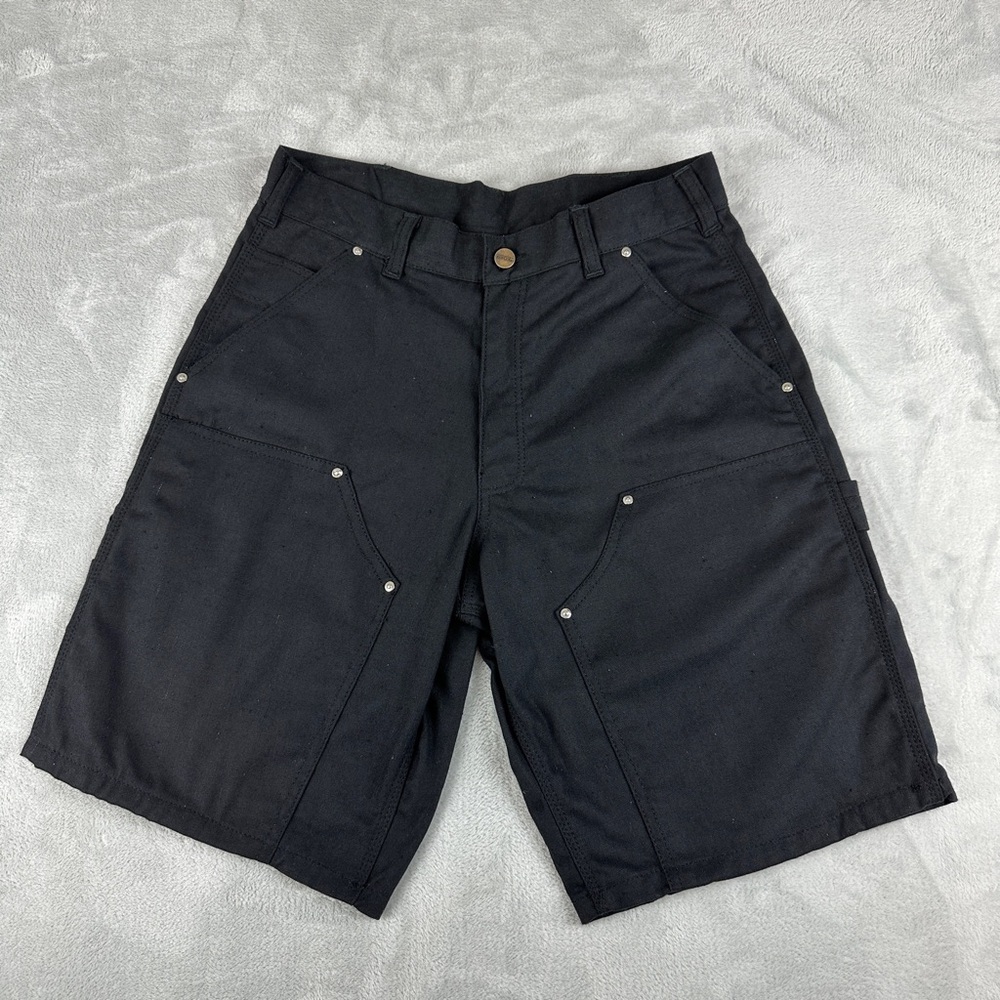 Carhartt Rework Double Knee Black Shorts Men's Size 34 W REFER TO MEASUREMENTS - Picture 15 of 15